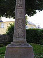 Irlande, Co Roscommon, Roscommon, Eglise du sacre coeur, Croix celtique (2).jpg